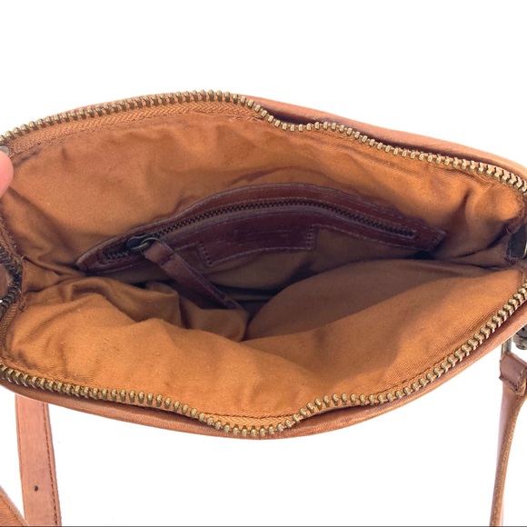 PLATANIA WOVEN ITALIAN LEATHER CROSSBODY BAG WITH STUDDED TRIM - Picture 8 of 10